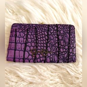 Jessica Simpson Purple Hobo wallet